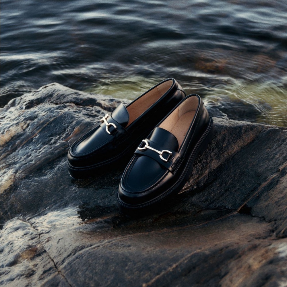 H&M Chunky Leather Loafers, not worn (RARE)